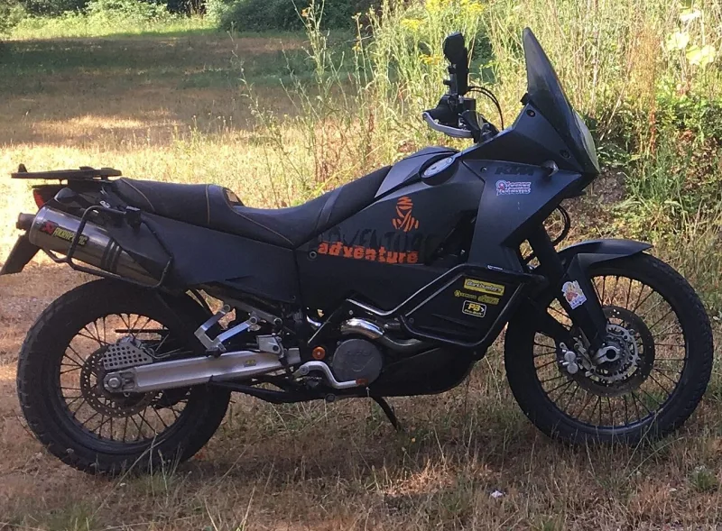 2006 KTM 990 Adventure Black Motosiklet